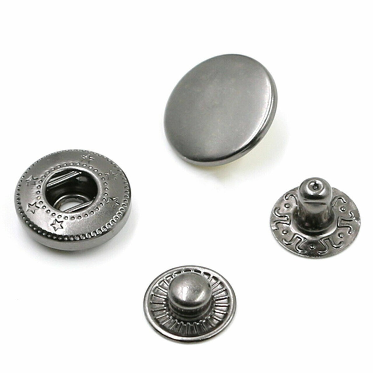 Kitcheniva Rivet Buttons Poppers Snap Fasteners Press Sewing Leather Craft 10 Sets